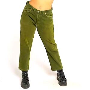 Levis Low Pro Olive Corduroy Mid Rise Jeans y2k  NEW NWT